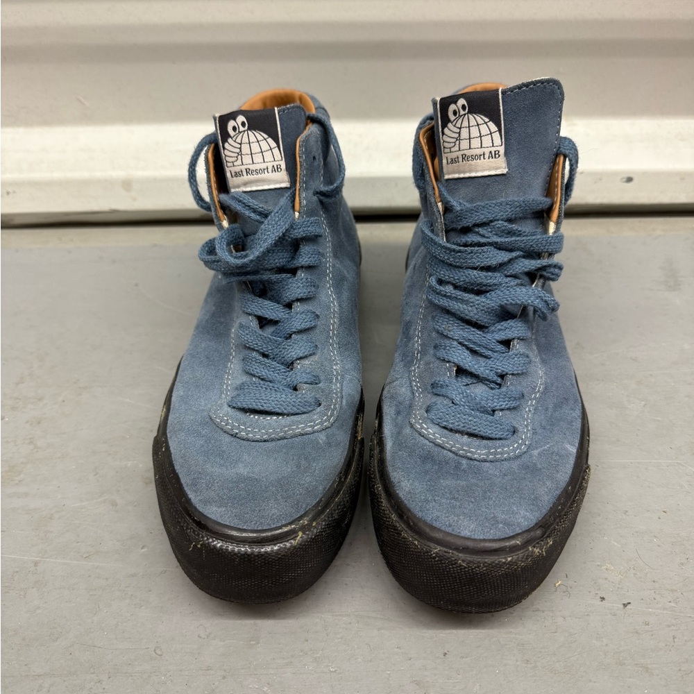 Blue High-Top Women's Sneakers